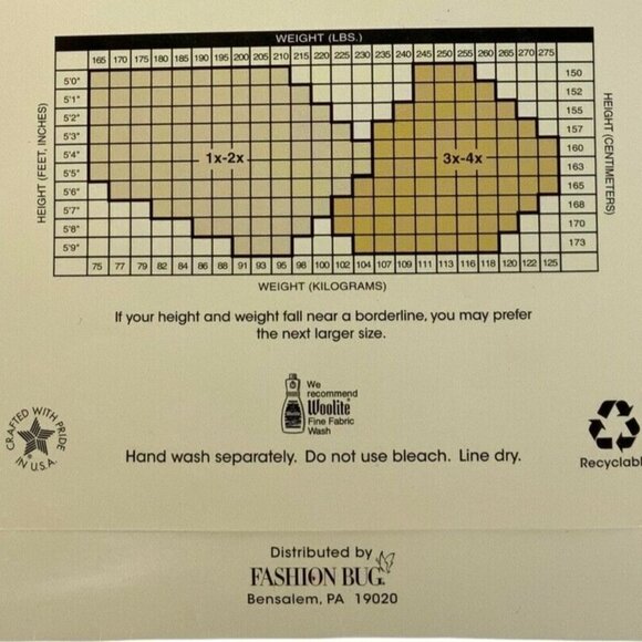 Fashion Bug Plus Size Control Top Day Sheer Pantyhose 3X-4X Off Black Sandalfoot - Picture 3 of 3